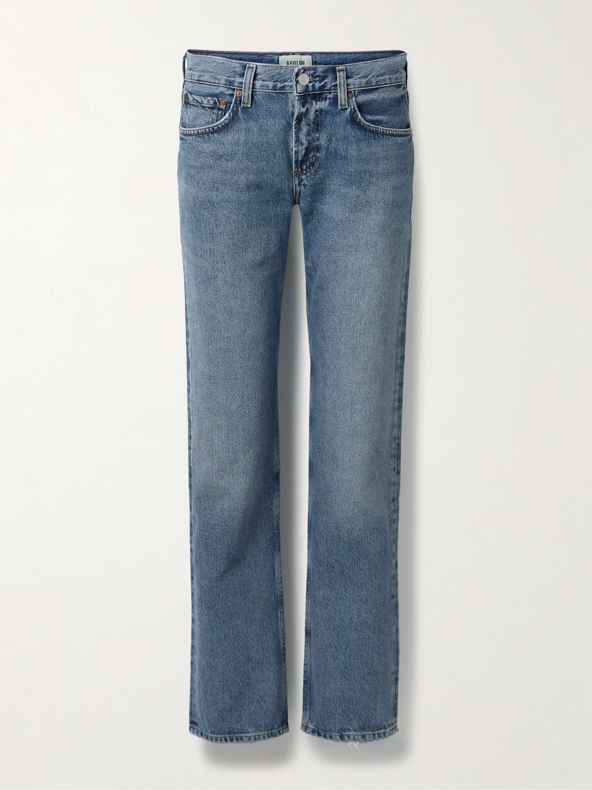 Low-Rise Slim-Leg Jeans