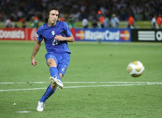 Andrea Pirlo helped Italy beat France on penalties in the 2006 World Cup final