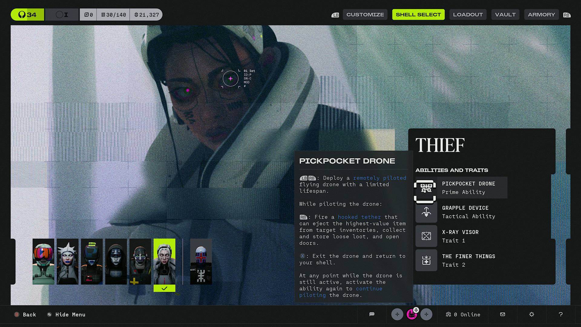 Marathon Runner Shell Thief