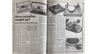 What Hi-Fi? January 1984 cassette deck and turntable comparison