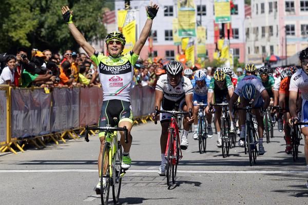 Andrea Guardini (Farnese Vini) takes the opening stage