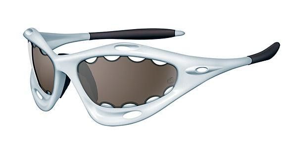 The same frame, but in Pearl white and VR50 to Brown Transitions lenses.