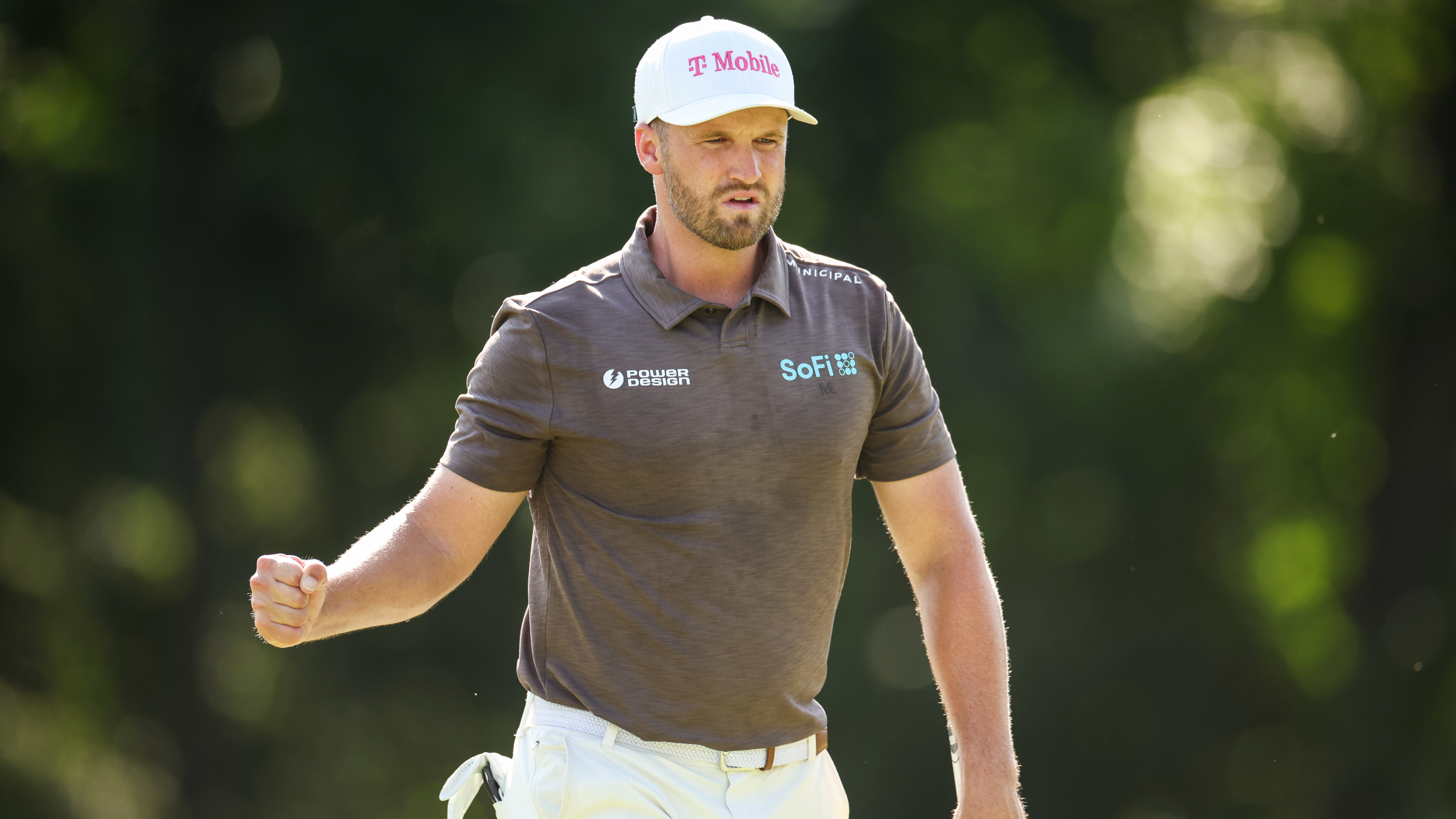 Wyndham Clark during the BMW Championship 