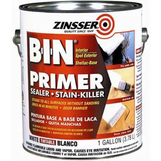 A tin of paint primer