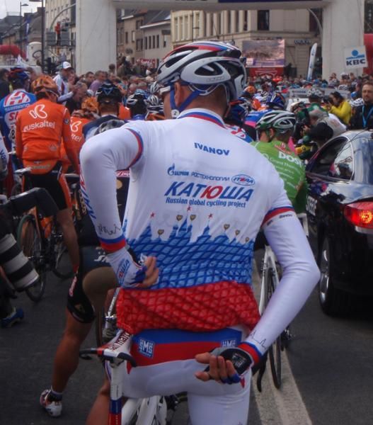 Sergei Ivanov (Katusha) before the start