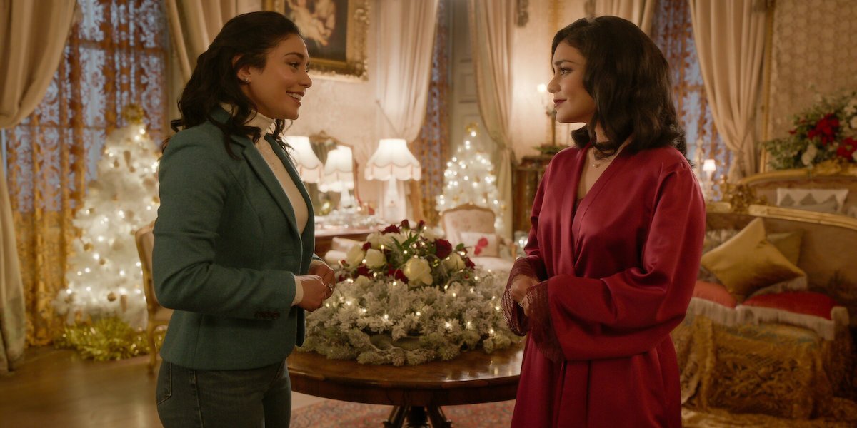 Vanessa Hudgens and 2nd Vanessa Hudgens in A Christmas Switch 2