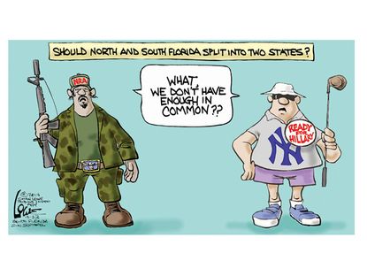 Political cartoon Florida Republicans Democrats