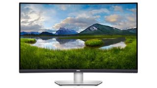 Best computer monitors for music production: Dell S3221QSA on a white background