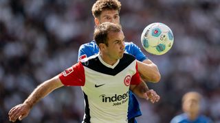 Mario Götze of Eintracht Frankfurt during the Bundesliga match between Eintracht Frankfurt and TSG 1899 Hoffenheim in August 2024