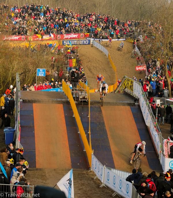 Mathieu Van Der Poel (Netherlands) found himself chasing for a few laps