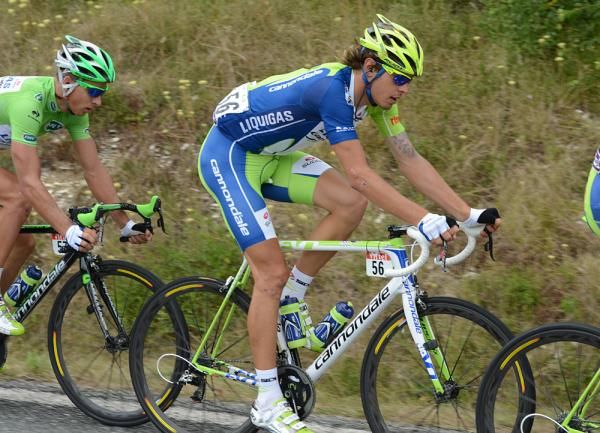 Daniel Oss leads Peter Sagan