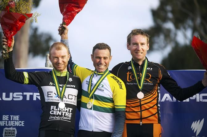 Adrian Jackson, Allan Iacuone and Nick Both complete the podium