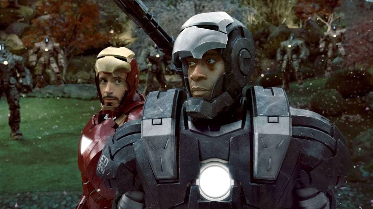 Don Cheadle and Robert Downey Jr.