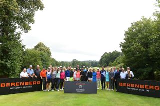 Big names from the major professional golf tours took part