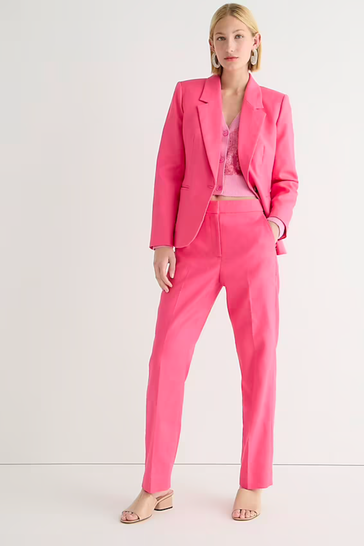 best linen pants 2023 | J.Crew Kate straight-leg pant in stretch linen