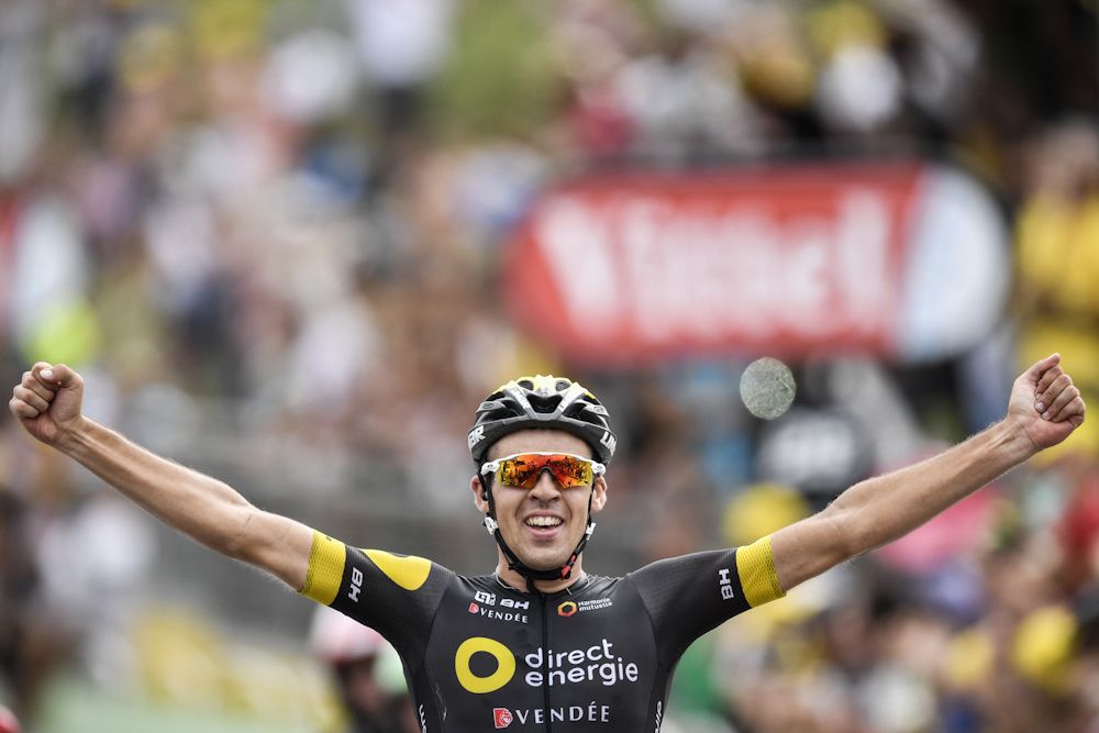 Lilian Calmejane (Direct Energie) wins stage 8 at the 2017 Tour de France