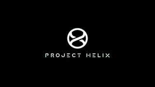 Xbox Project Helix logo on black background