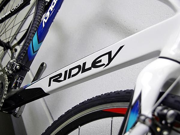 The down tube now features hard creases that supposedly improve rigidity.