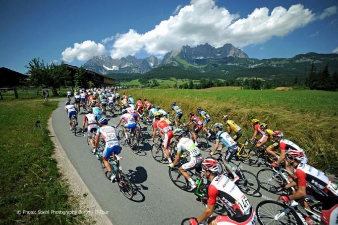Riders take in the fresh air during the second day of racing