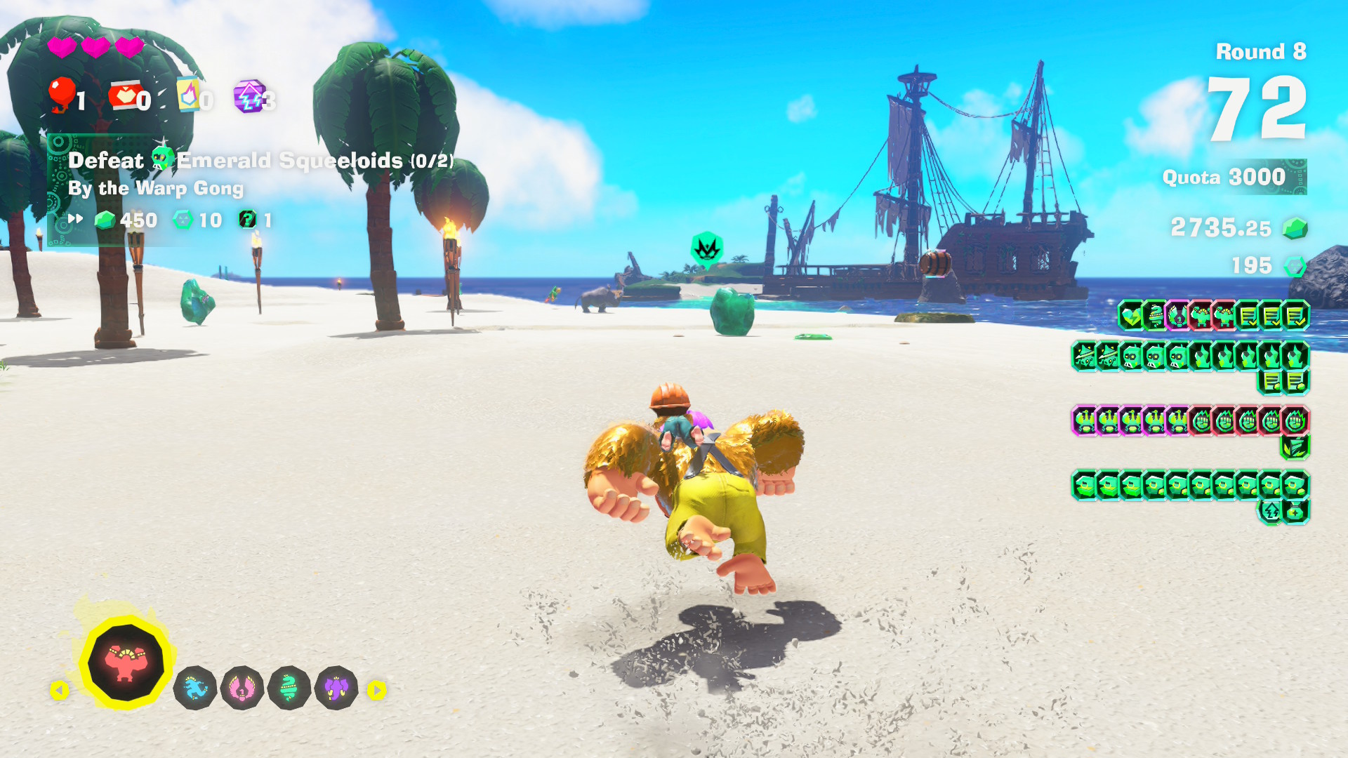 Donkey Kong Bananza: DK Island &amp;amp; Emerald Rush.