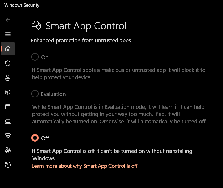 Smart App Control