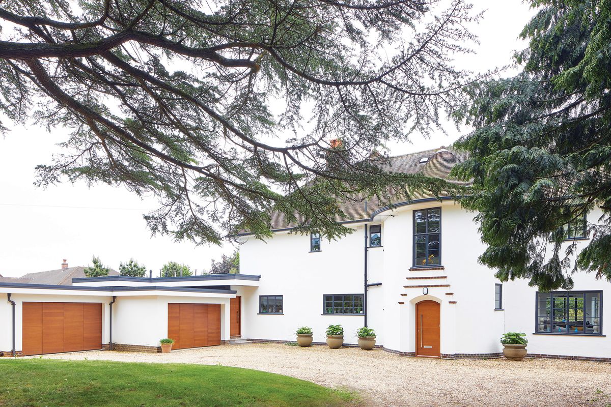 Contemporary garage with doors from Urban Front