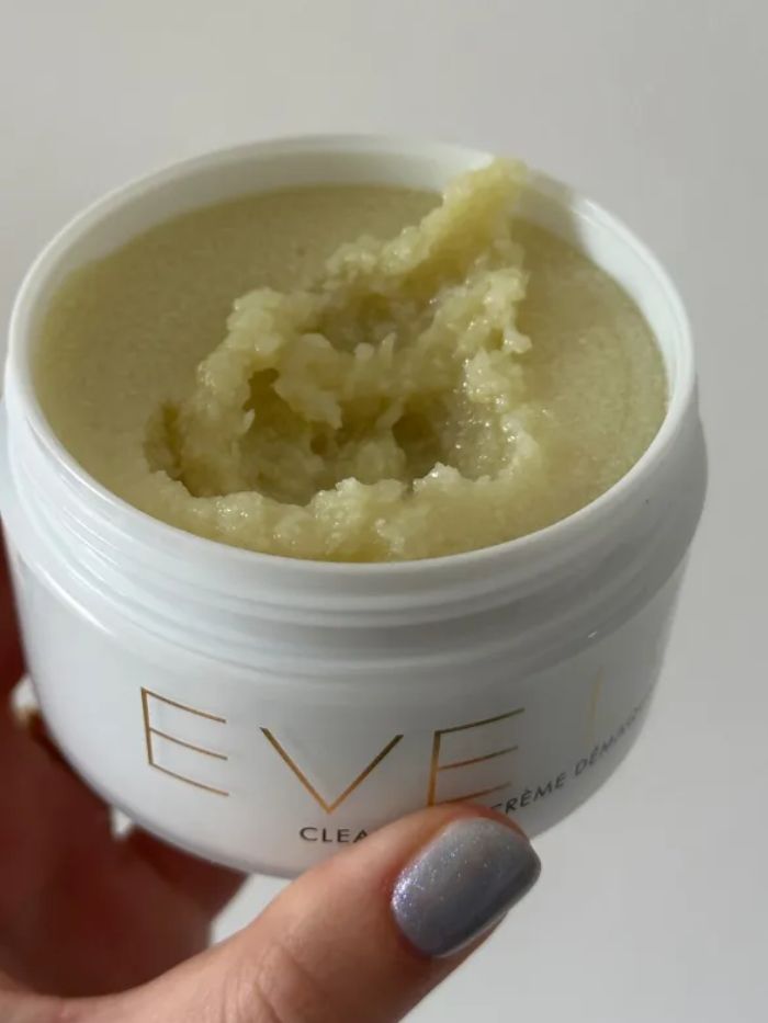 Grace Day holding the Eve Lom Cleansing Balm