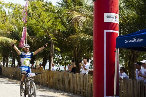 Ben Mather wins stage 4 of the Tour de Timor