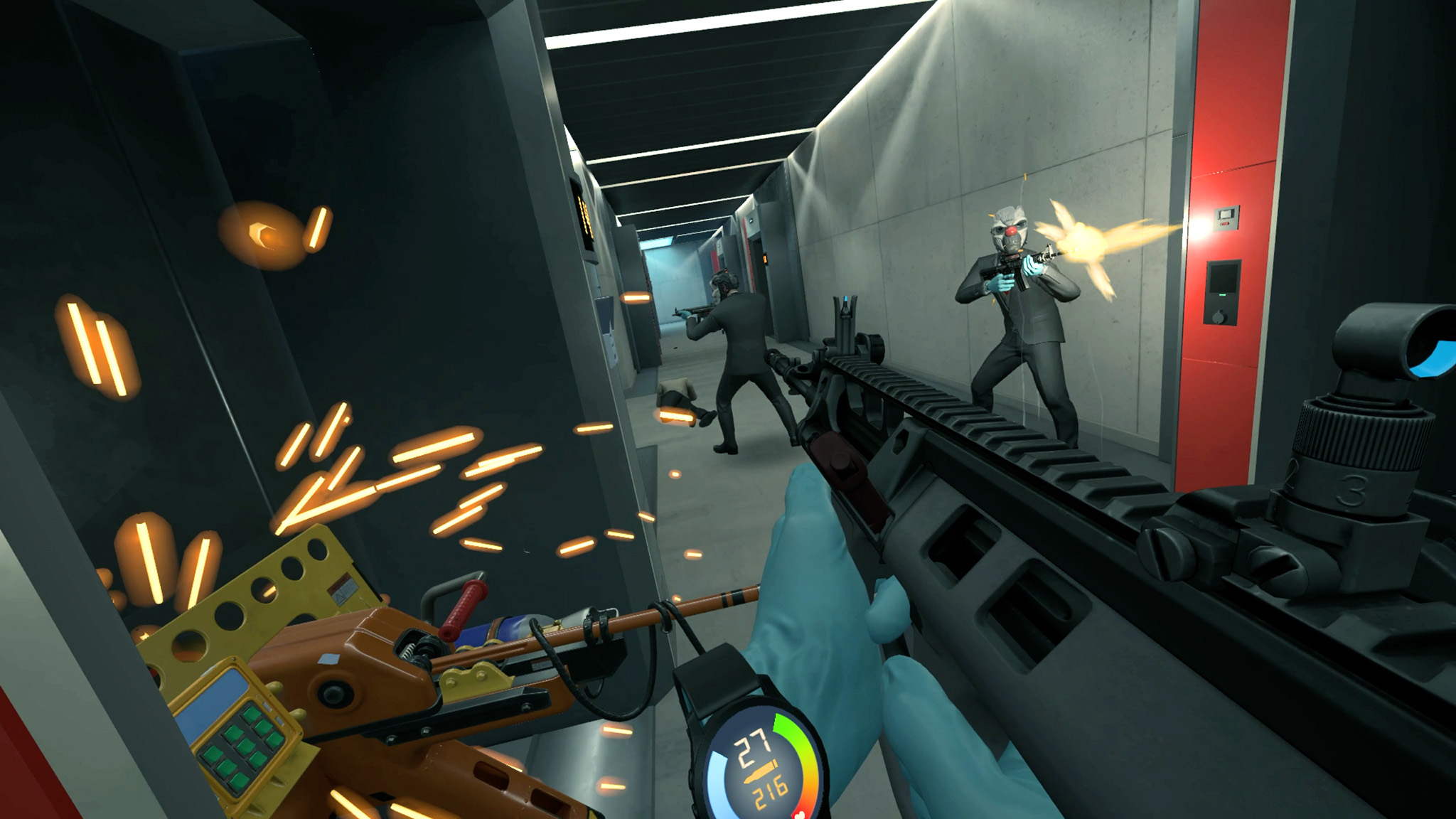 An official screenshot of Payday: Aces High