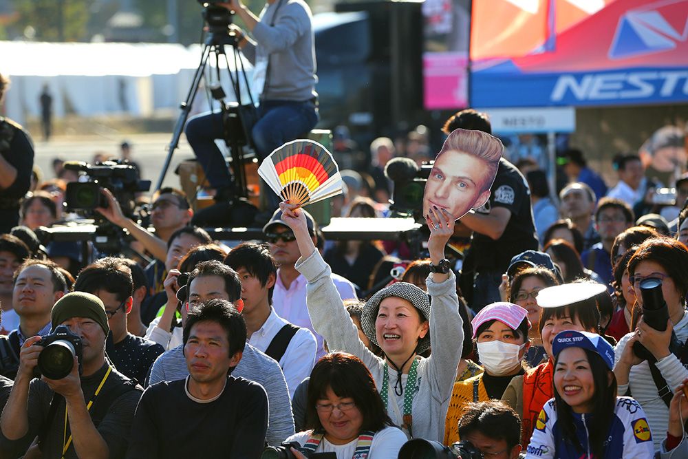 The Marcel Kittel fans were out on force