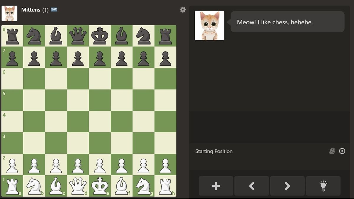 Adorable cat bot credited with a huge spike in players for leading chess website