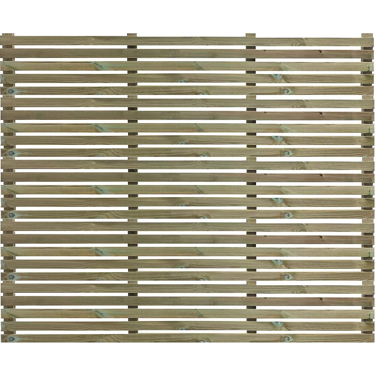 Ruby Treated PSE Horizontal Slatted Panel Wooden Timber Privacy Screen