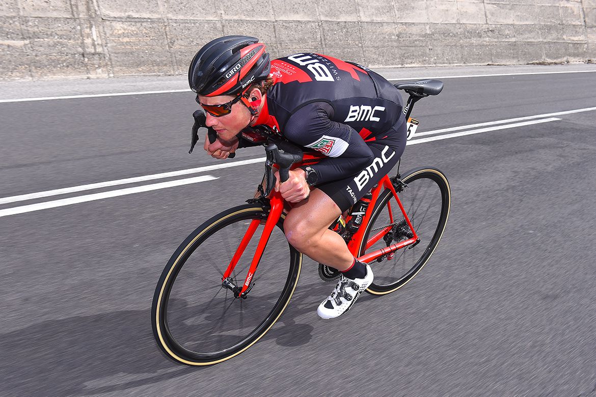 Stefan K&uuml;ng getting aero at Tirreno-Adriatico