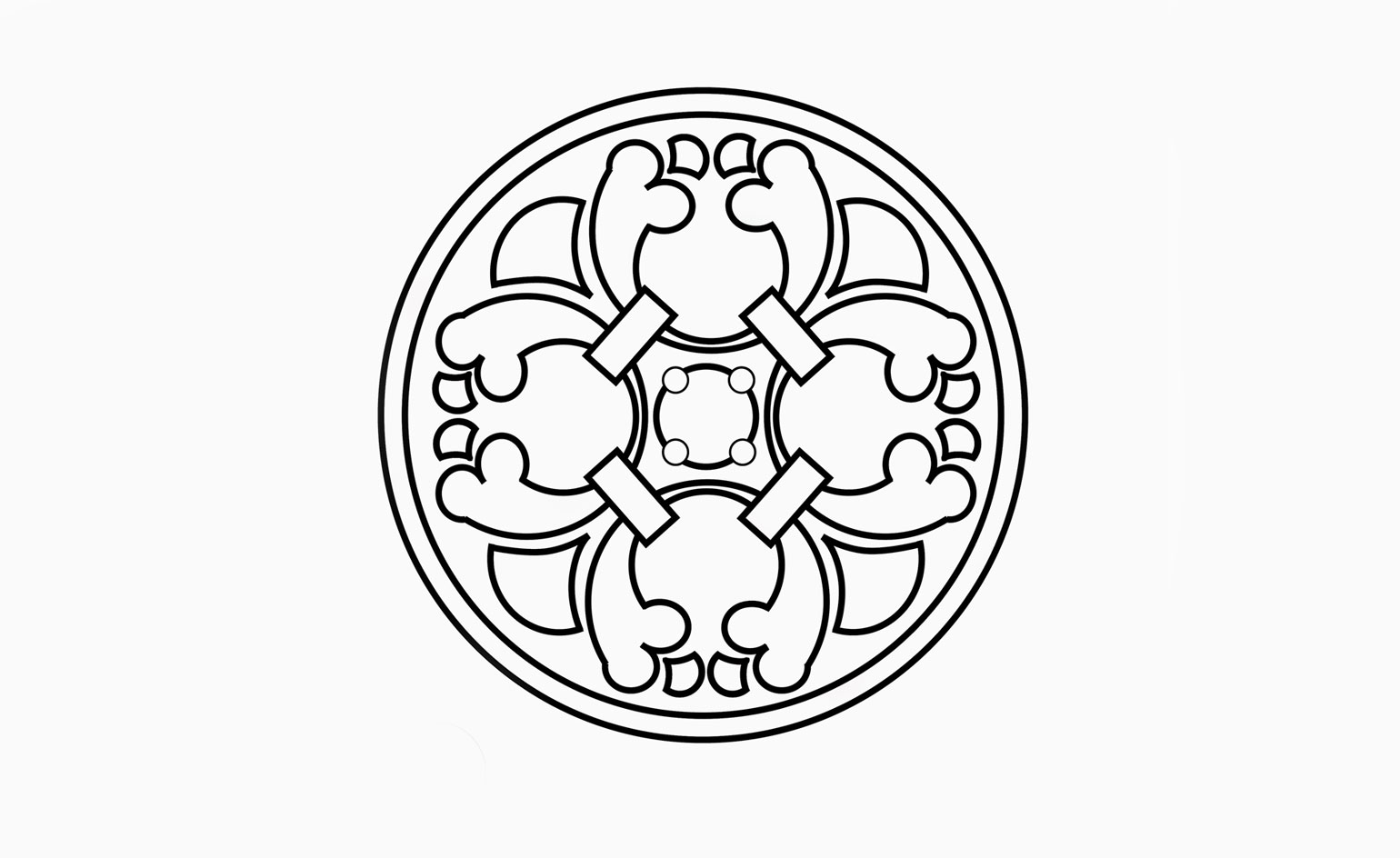 An image of black and white design.