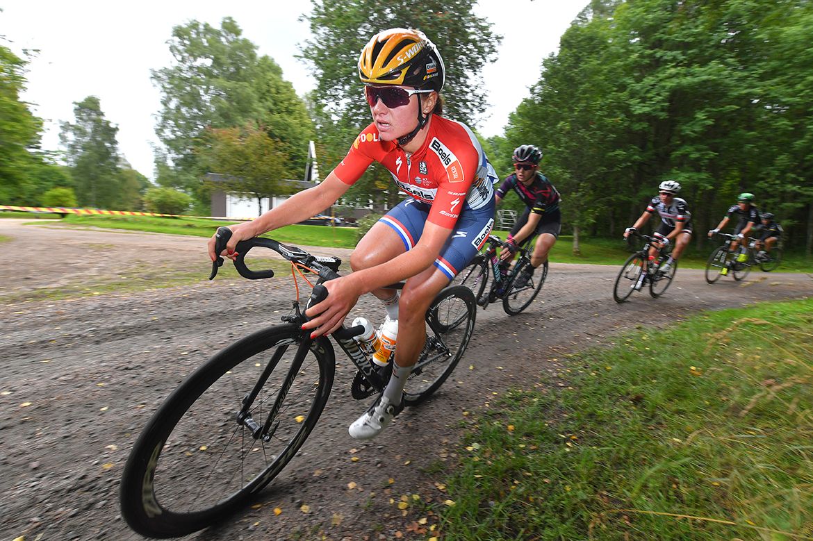 Chantal Blaak got into the break for Boels Dolmans