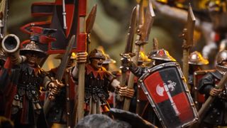 Men-At-Arms stand ready in battle formation