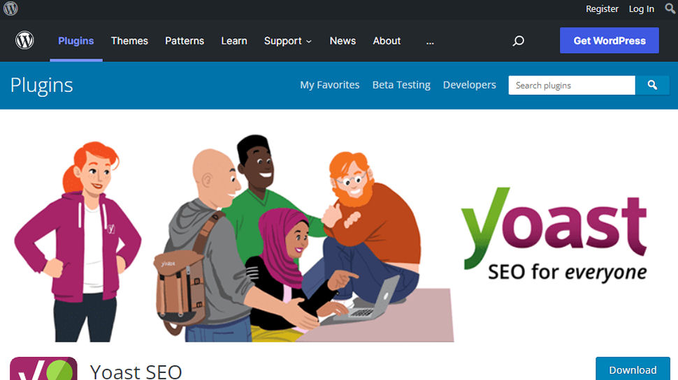 Website screenshot for Yoast
