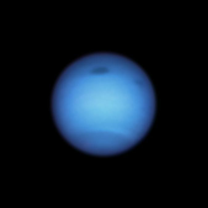 A dark storm on Neptune has changed direction and scientists cannot explain why