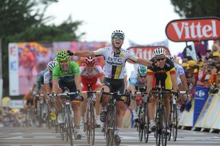 Mark Cavendish wins, Tour de France 2011, stage five