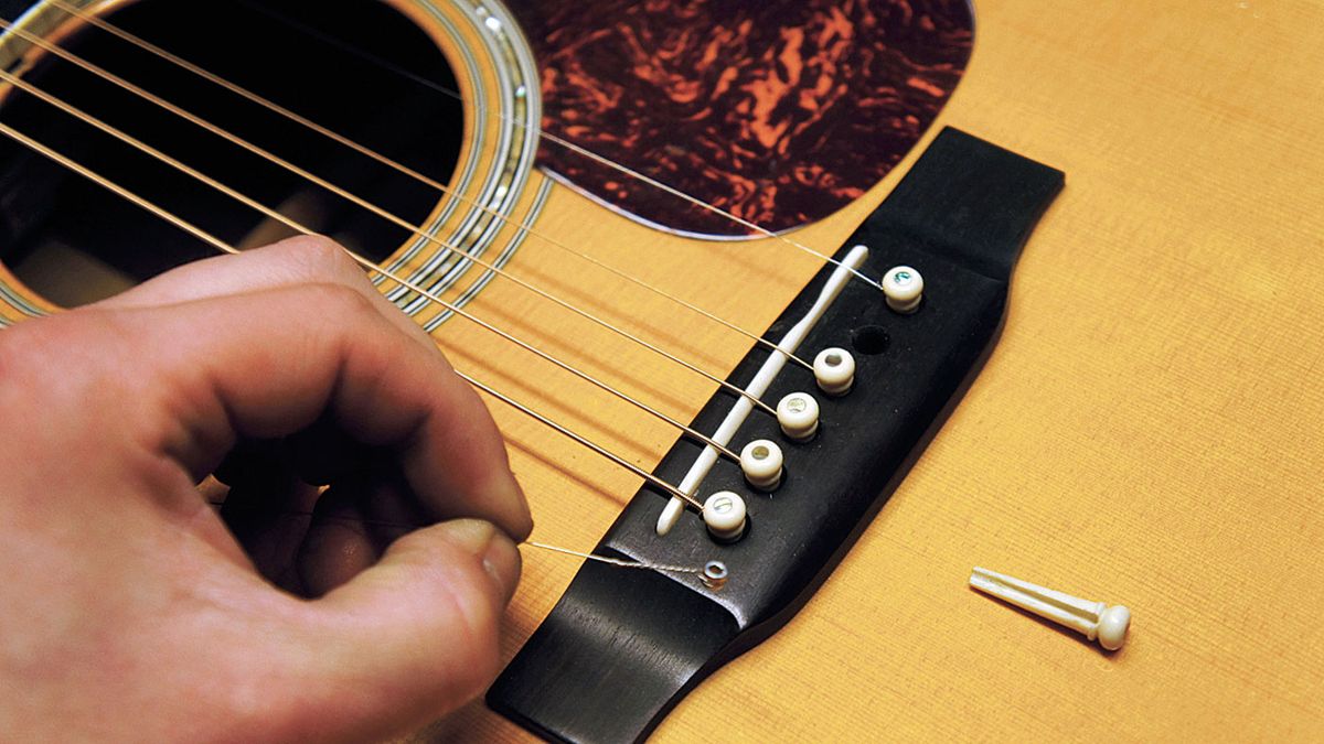 Guitar modding how to install an acoustic pickup MusicRadar