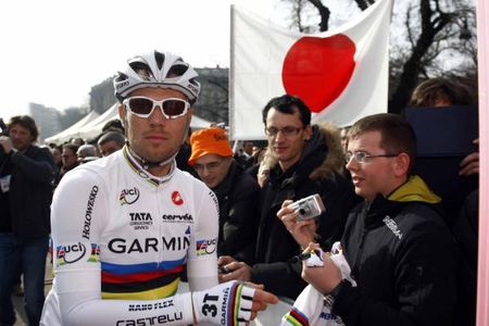 World champion Thor Hushovd (Garmin-Cervelo) was one of the favourites.