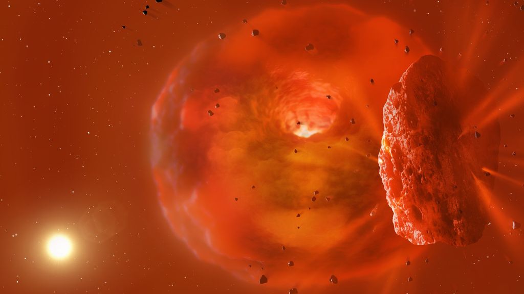 Astronomers spot violent afterglow of 2 massive planets that collided ...