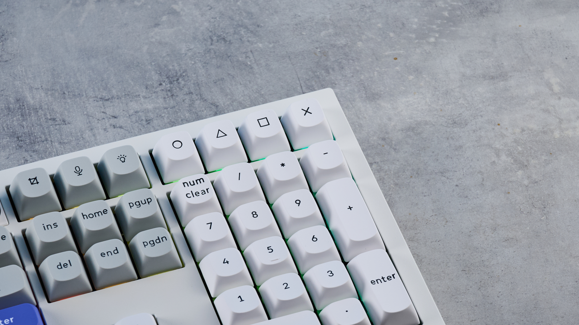 A Keychron Q6 HE 8K wired gaming keyboard with Hall Effect switches