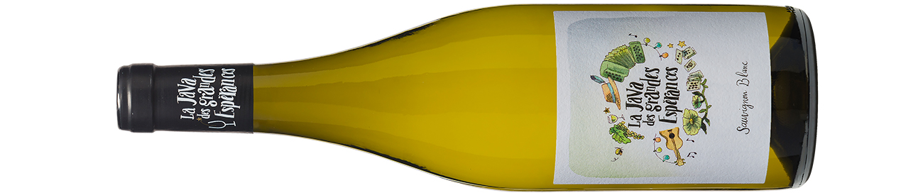 Bottle of white wine