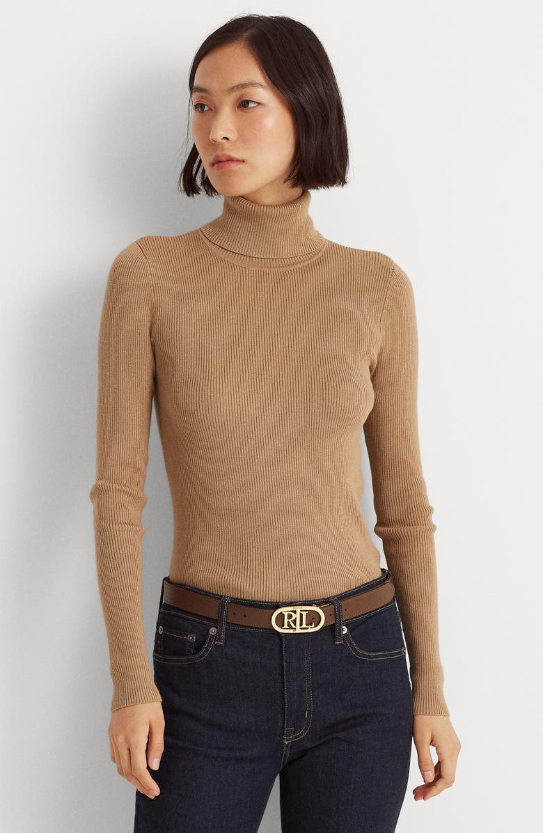 Lauren Ralph Lauren Ribbed Turtleneck Sweater