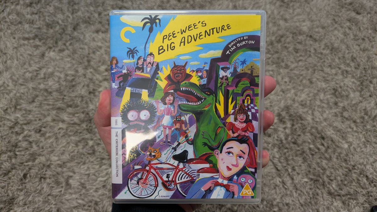 Shot of Pee-wee's Big Adventure 4K Blu-ray case