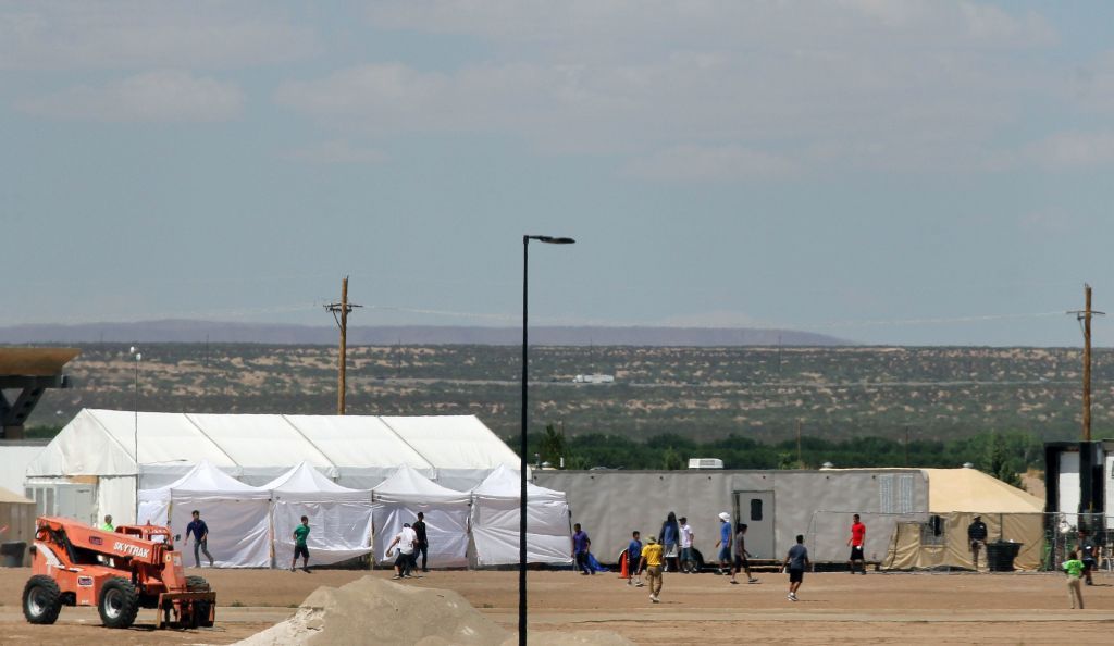 Detention center in Texas. 