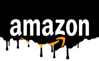 Amazon dripping logo