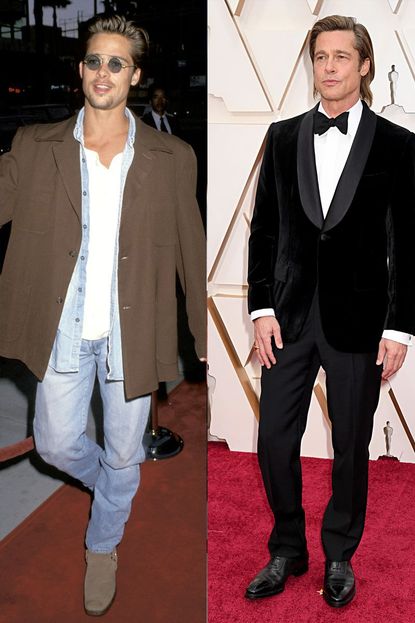 Brad Pitt 1991 v. Now