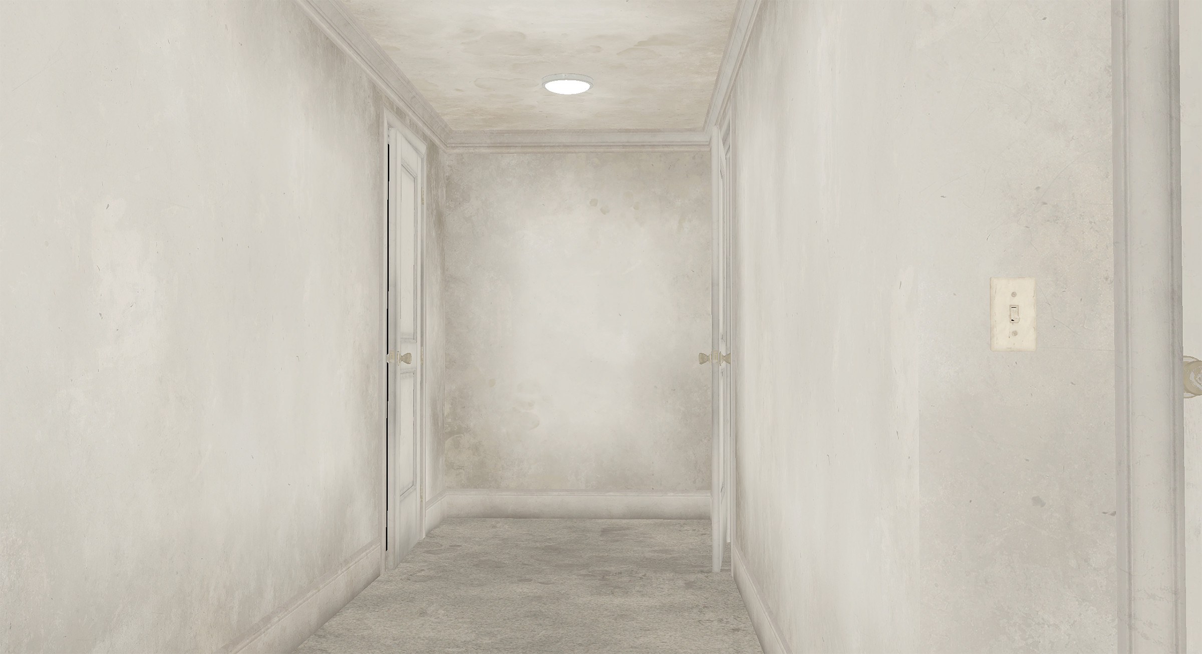 3D render of the room from Silent Hill 4 in Unreal Engine 5, by Maxim Dorokhov